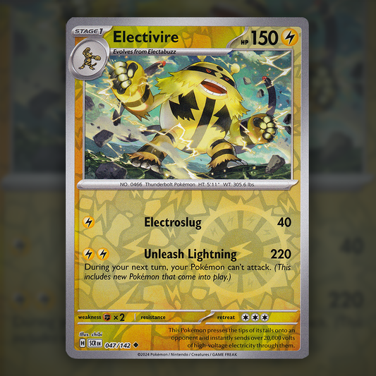 047/142 - Electivire (Reverse Holo)