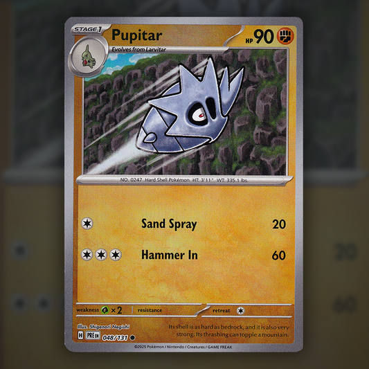 048/131 - Pupitar (Reverse Holo) (Pokeball)