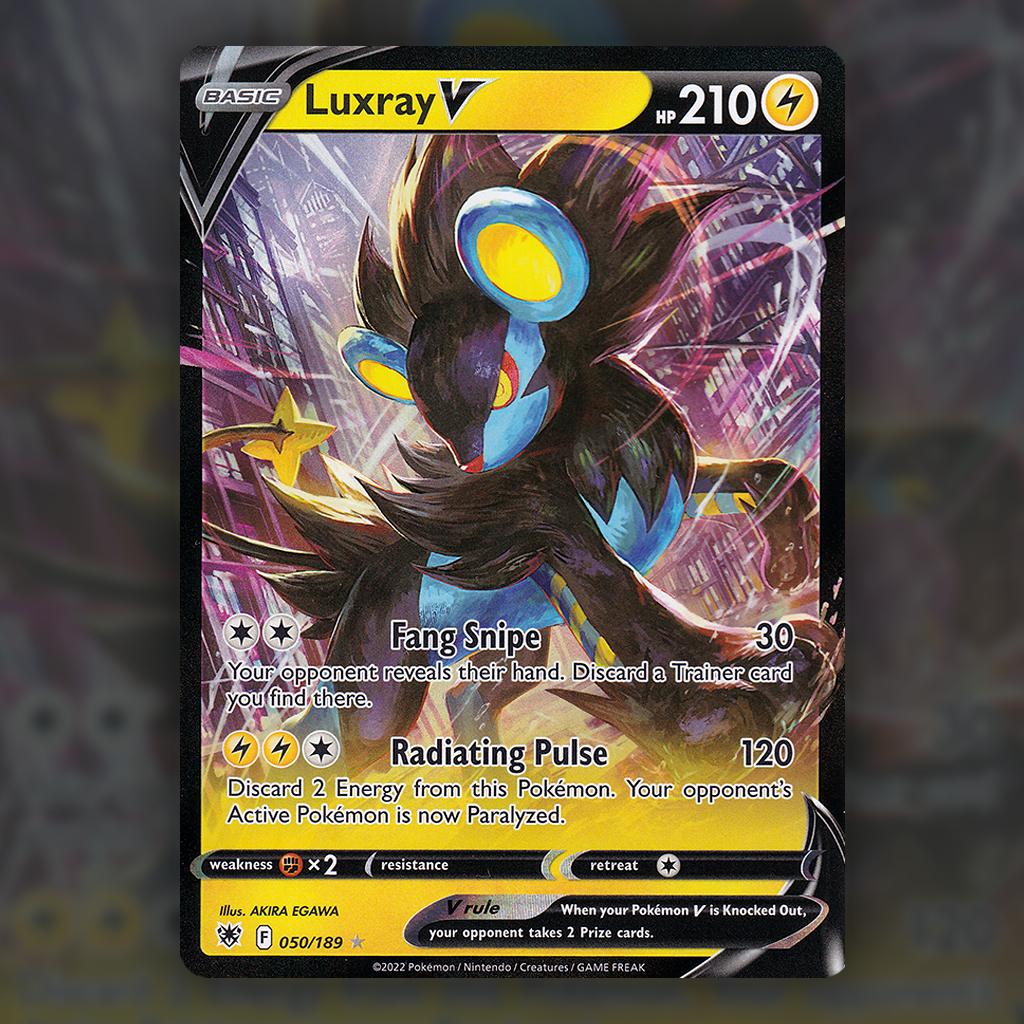 050/189 - Luxray V Pokemon Card | Astral Radiance Cup of Cards 050/189 - Luxray V Pokemon Card | Astral Radiance Cup of Cards