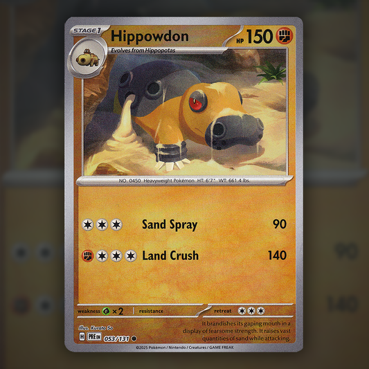 053/131 - Hippowdon (Reverse Holo) (Pokeball)