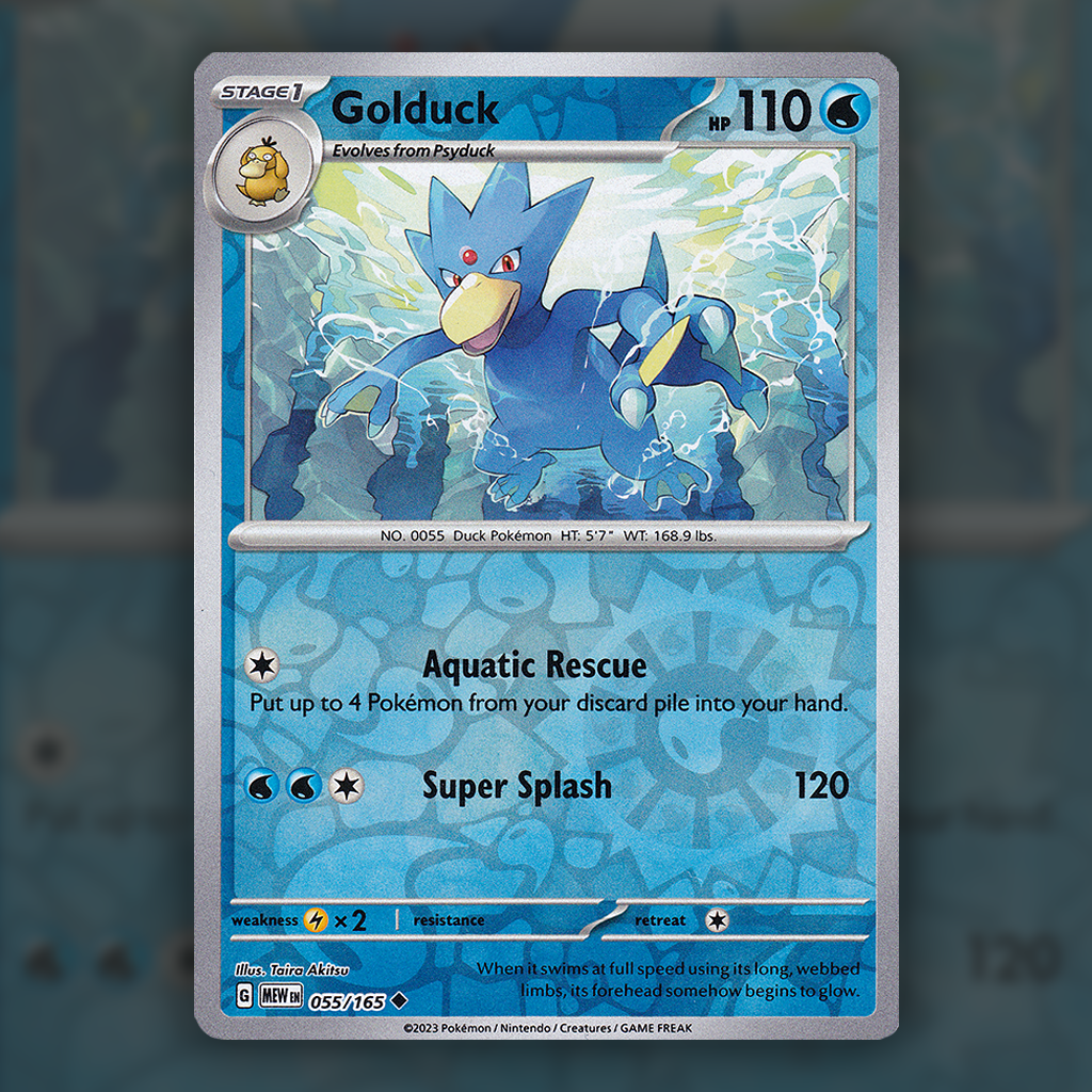 055/165 - Golduck (Reverse Holo)