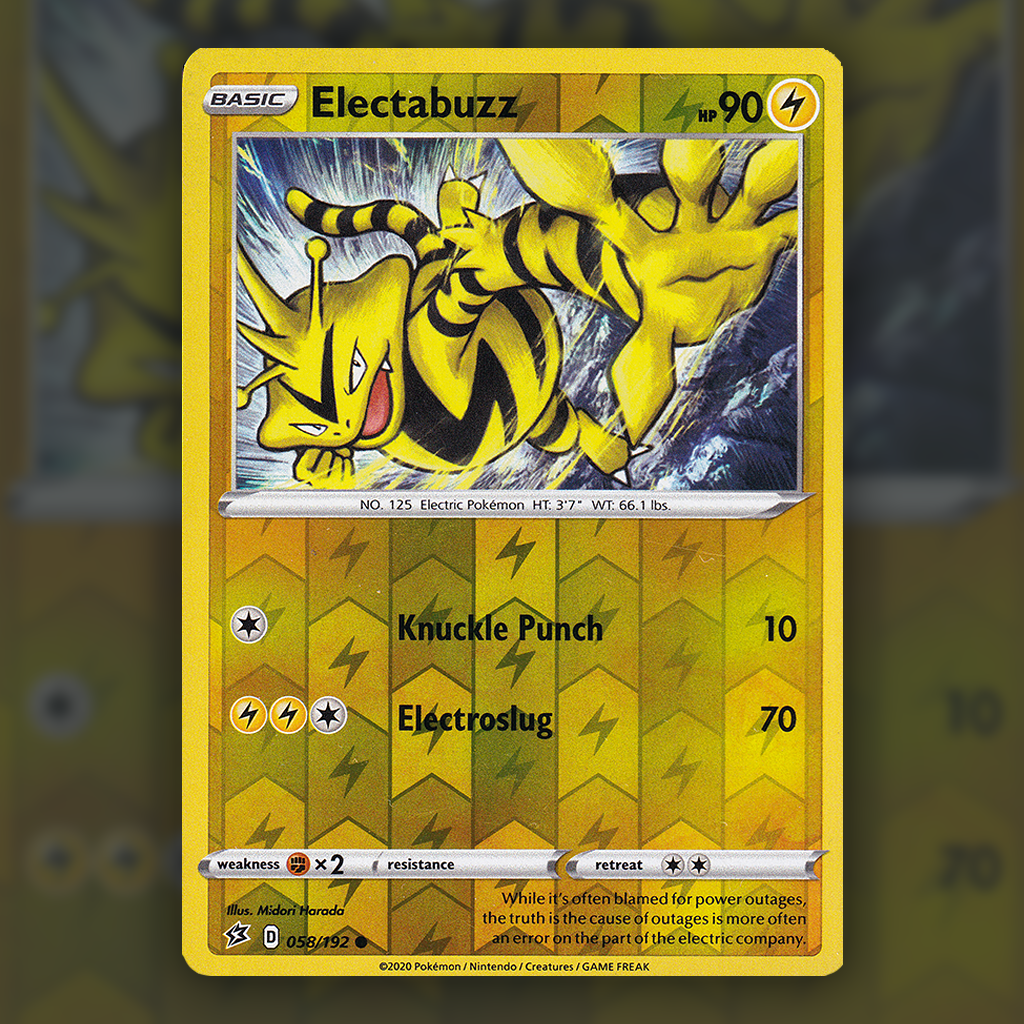 058/192 - Electabuzz (Reverse Holo)