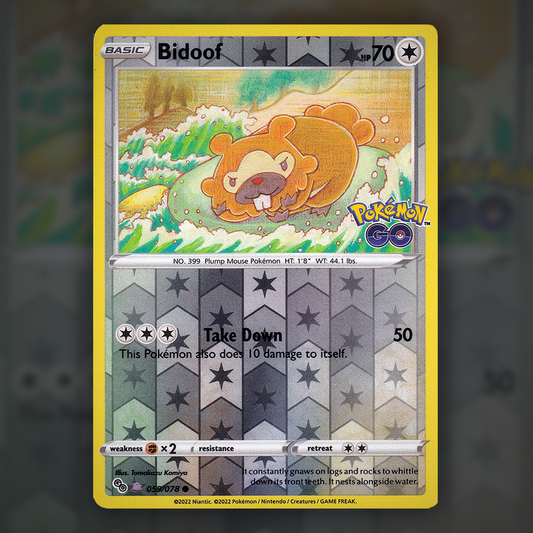 059/078 - Ditto Bidoof Unpeeled (Reverse Holo)