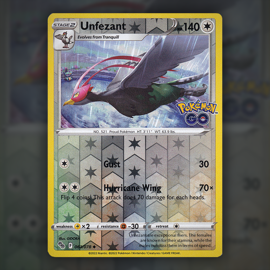 063/078 - Unfezant (Reverse Holo)