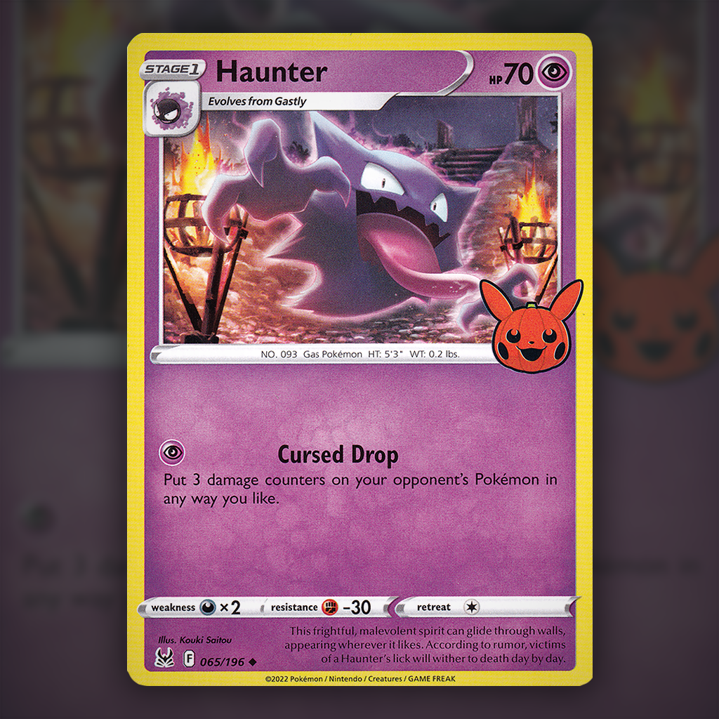 065/196 - Haunter (Trick or Trade 2023)