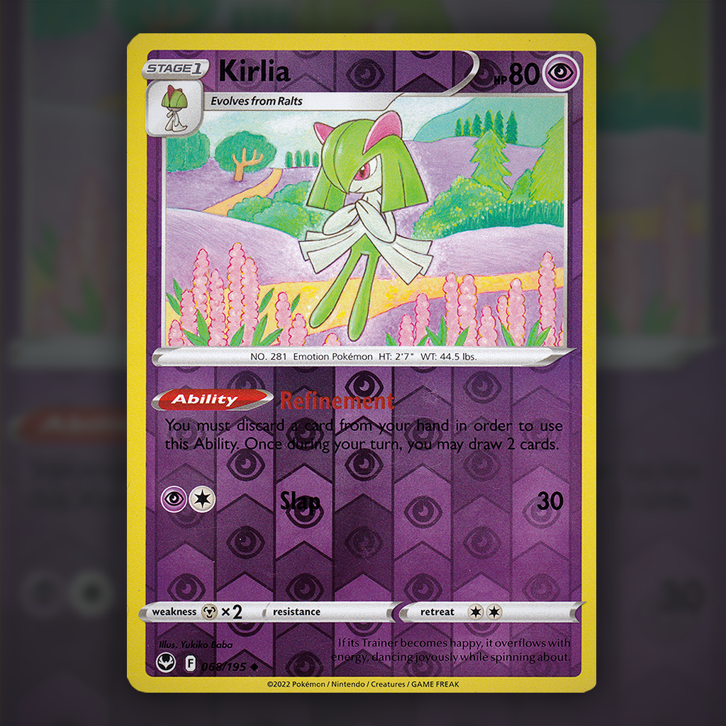 068/195 - Kirlia (Reverse Holo)