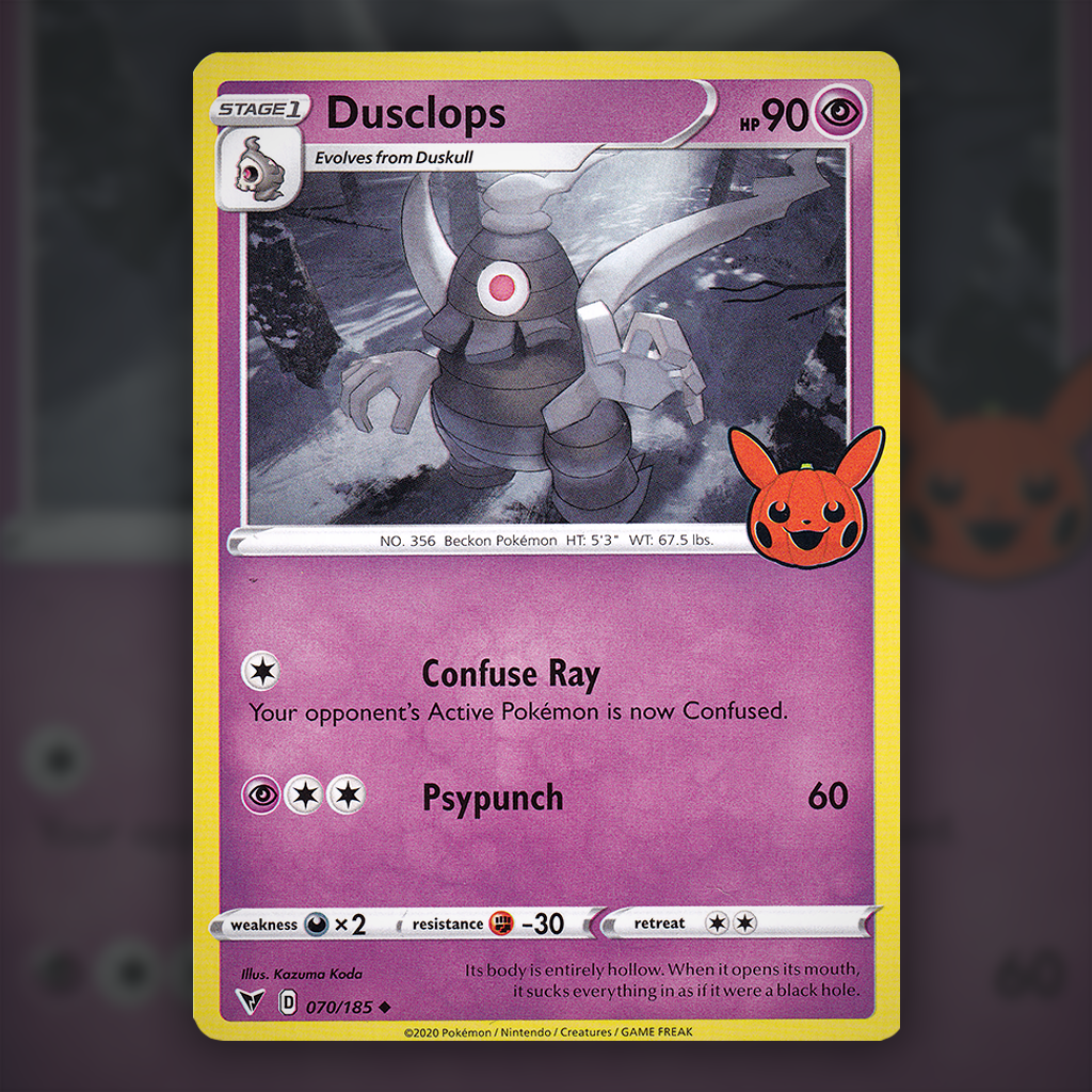 070/185 - Dusclops (Trick or Trade 2023) Pokemon Card | Trick or Trade 2023 Cup of Cards 070/185 - Dusclops (Trick or Trade 2023) Pokemon Card | Trick or Trade 2023 Cup of Cards