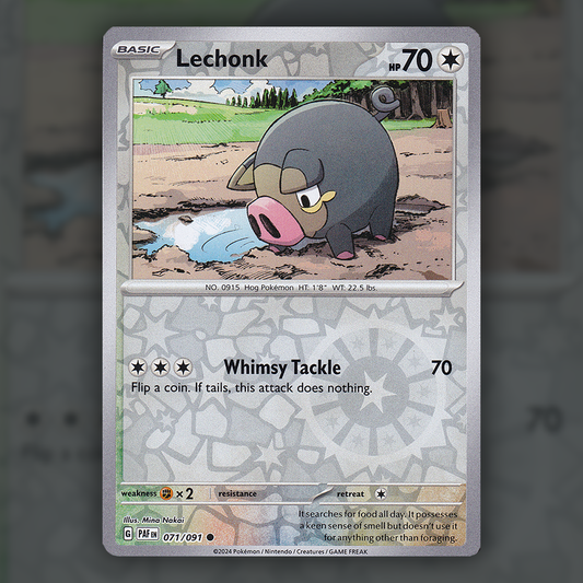 071/091 - Lechonk (Reverse Holo)