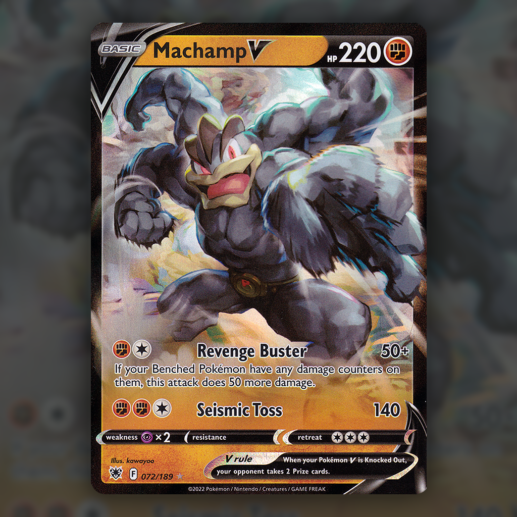 072/189 - Machamp V – Cup of Cards