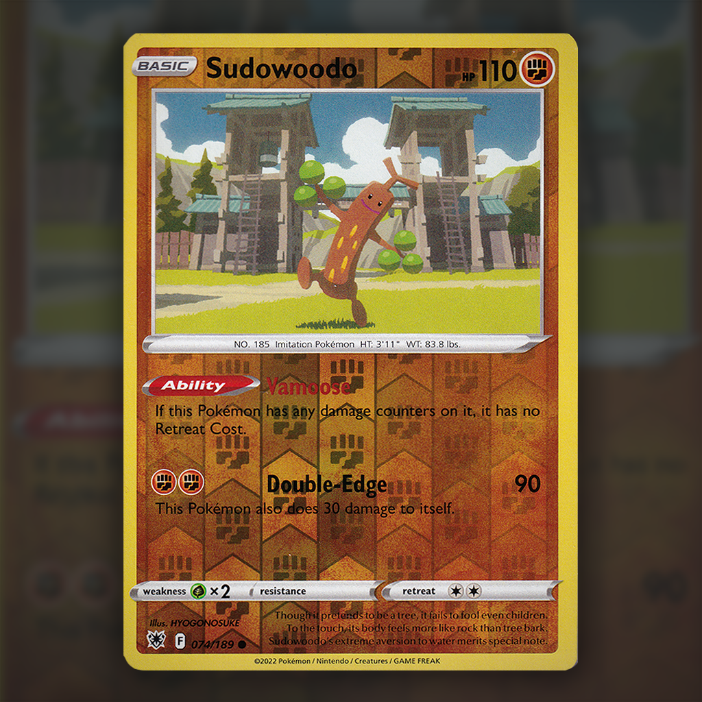074/189 - Sudowoodo (Reverse Holo)