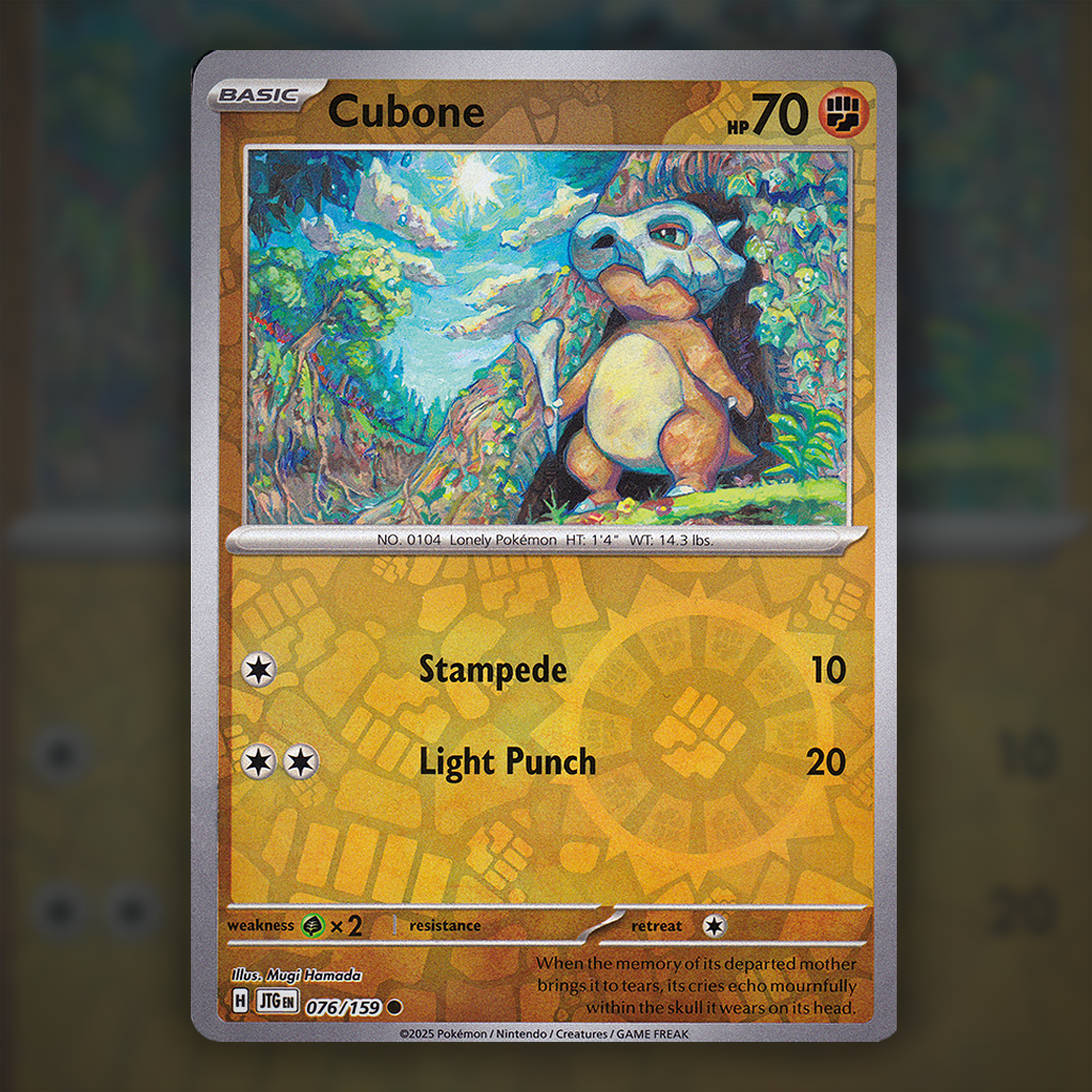 076/159 - Cubone (Reverse Holo)