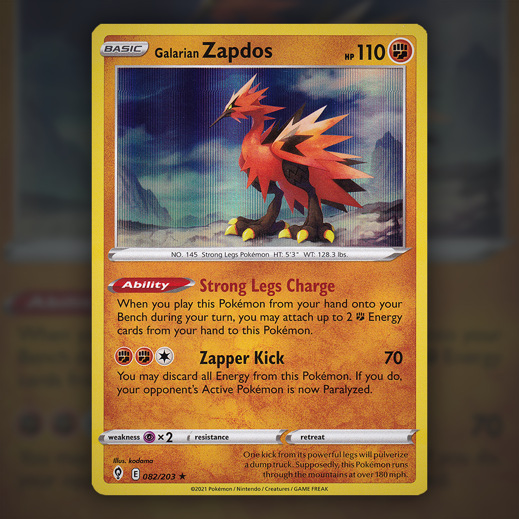 082/203 - Galarian Zapdos