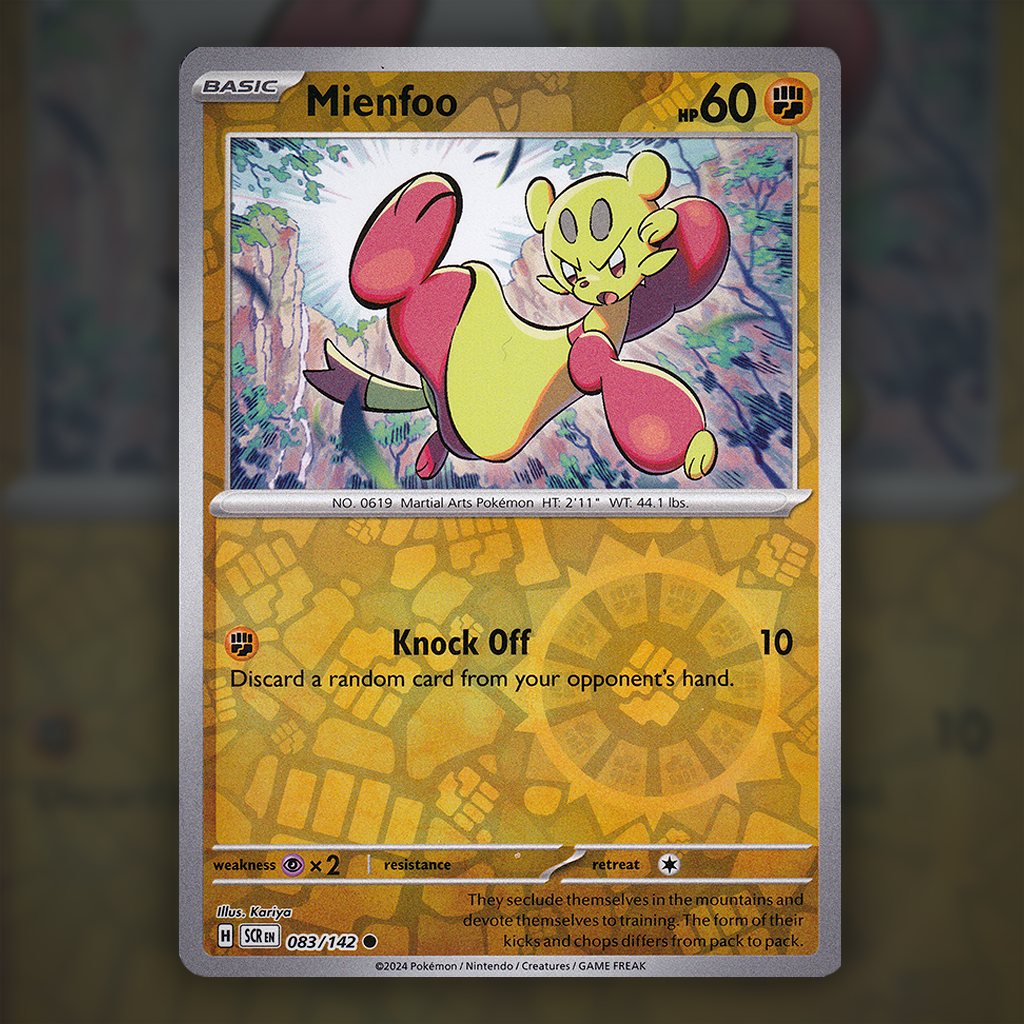 083/142 - Mienfoo (Reverse Holo)