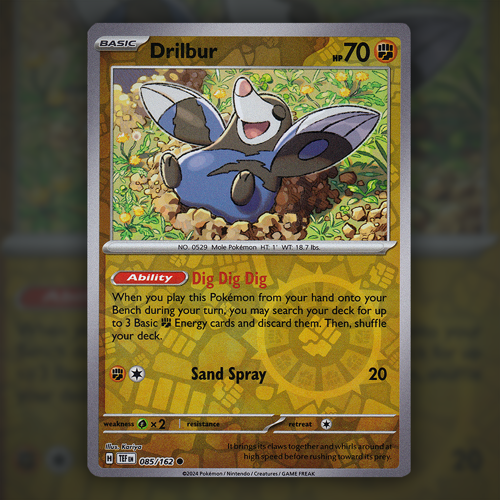 085/162 - Drilbur (Reverse Holo)