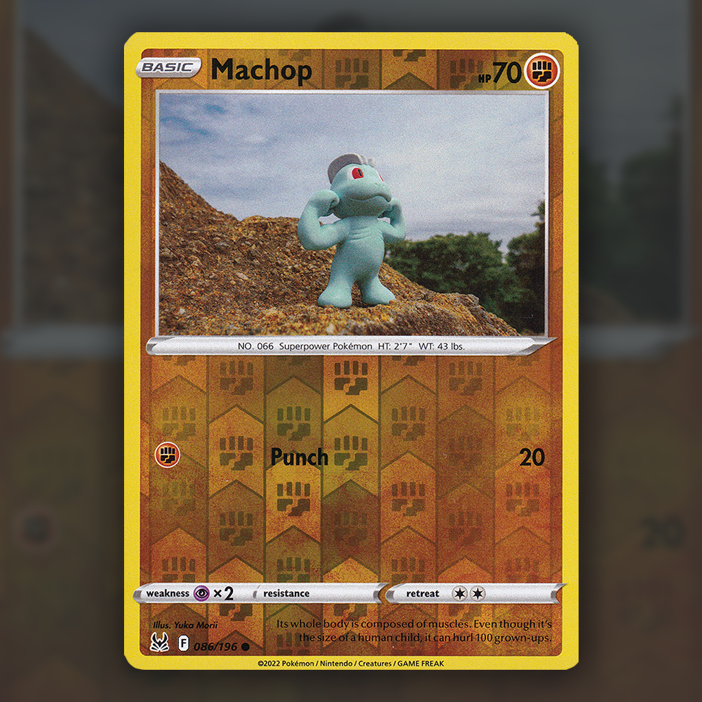 086/196 - Machop (Reverse Holo)