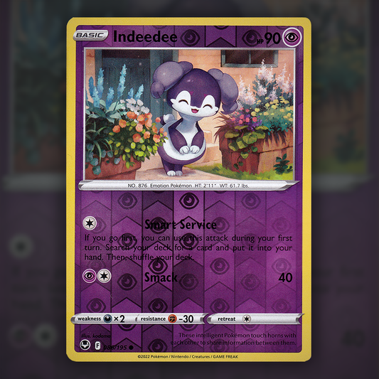 086/195 - Indeedee (Reverse Holo)