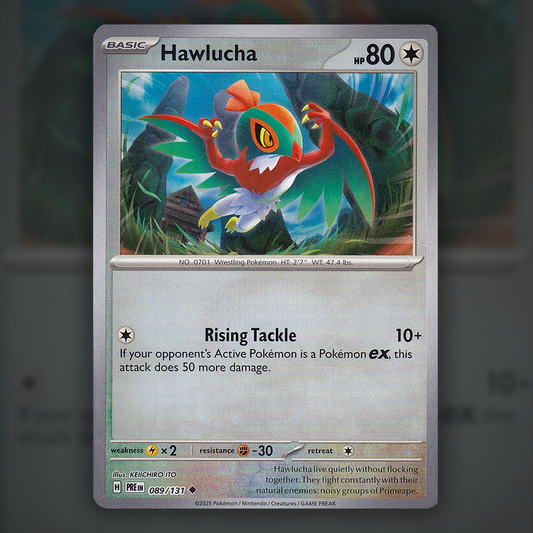 089/131 - Hawlucha (Reverse Holo) (Pokeball)