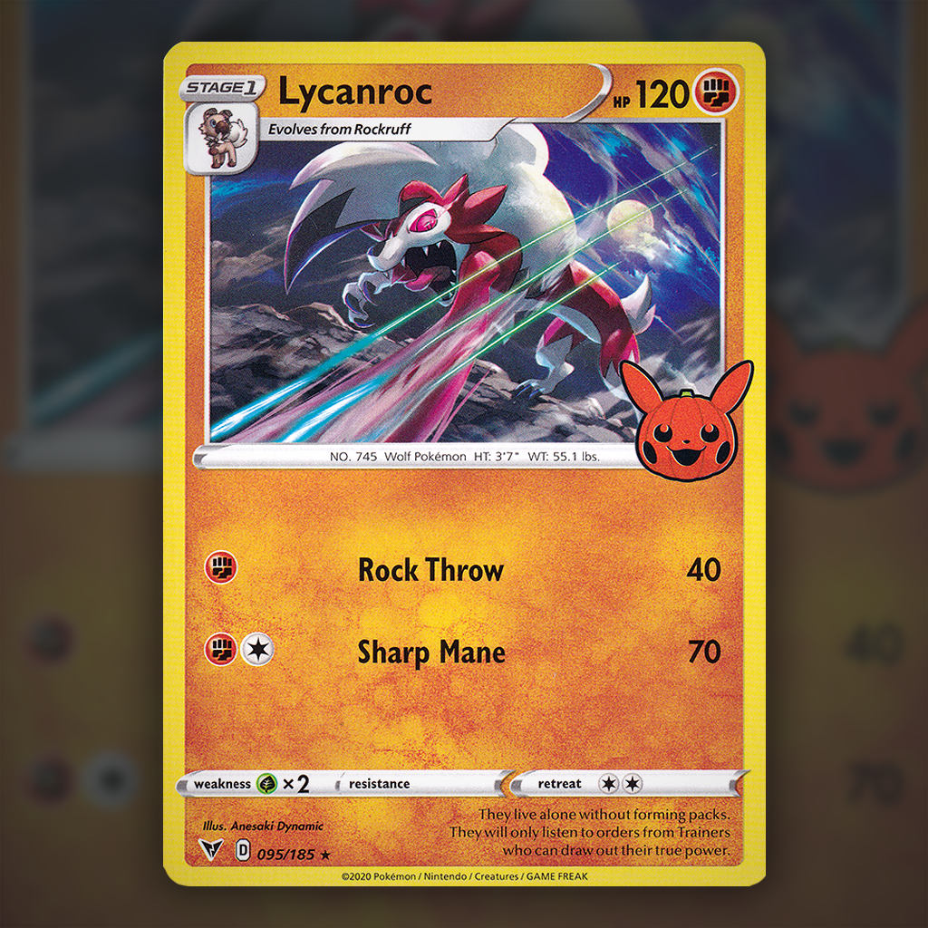 095/185 - Lycanroc (Trick or Trade 2023)