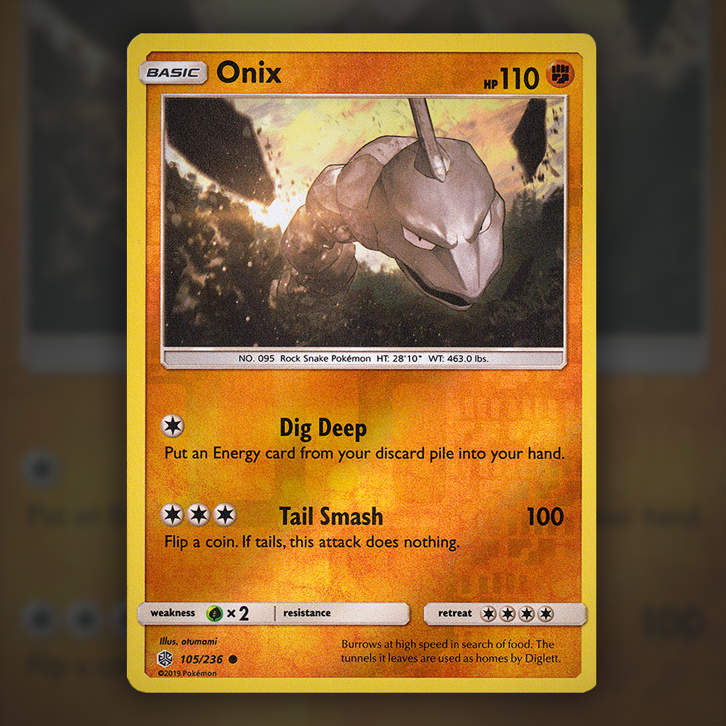102/236 - Onix (Reverse Holo)