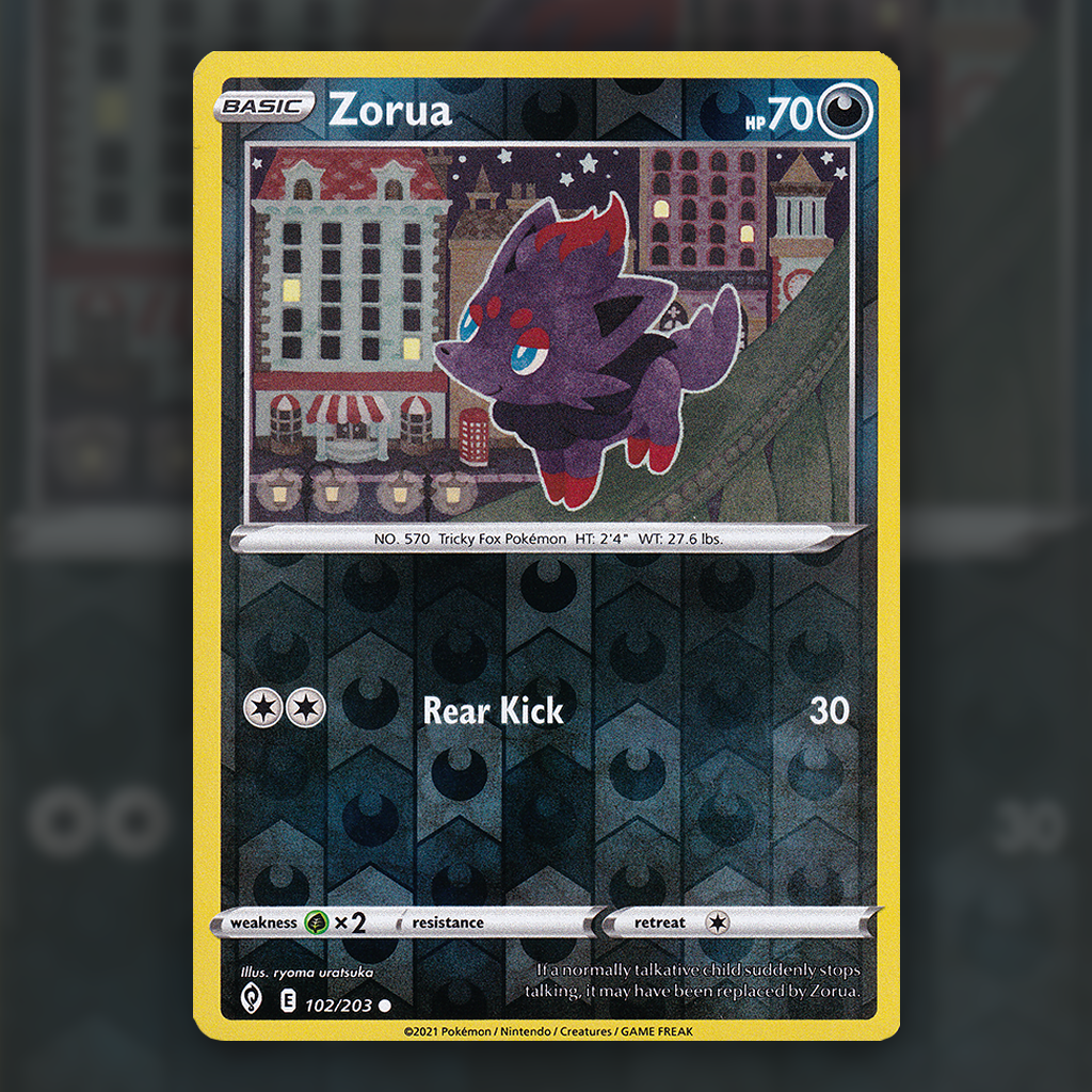 102/203 - Zorua (Reverse Holo)