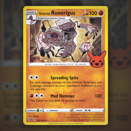 102/192 - Galarian Runerigus (Trick or Trade 2023)