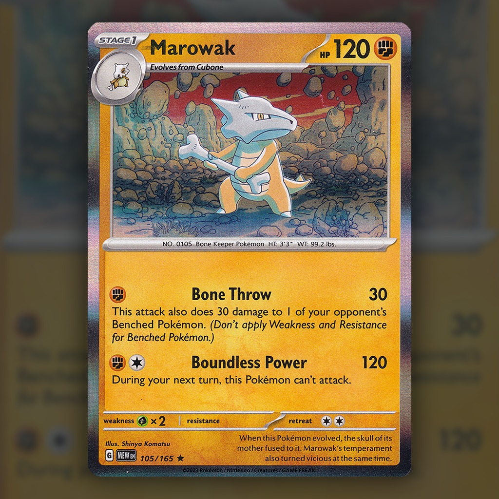 105/165 - Marowak