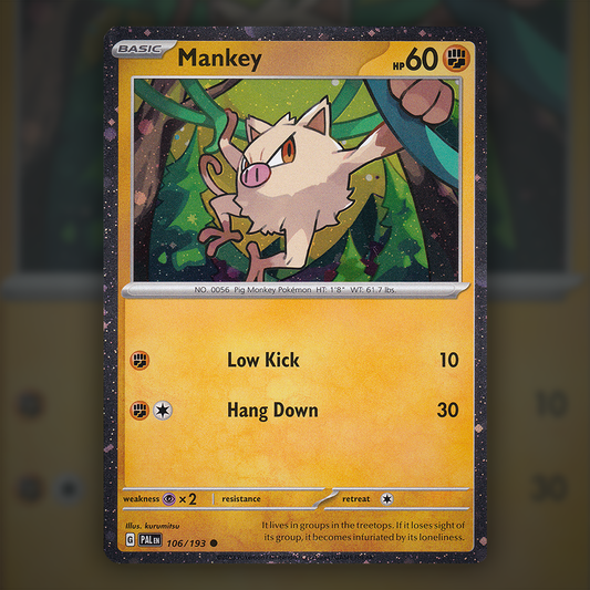 106/193 - Mankey (Cosmos Holo)