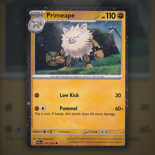 107/193 - Primeape (Cosmos Holo)