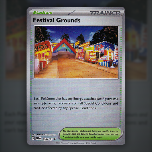 108/131 - Festival Grounds (Reverse Holo) (Pokeball)