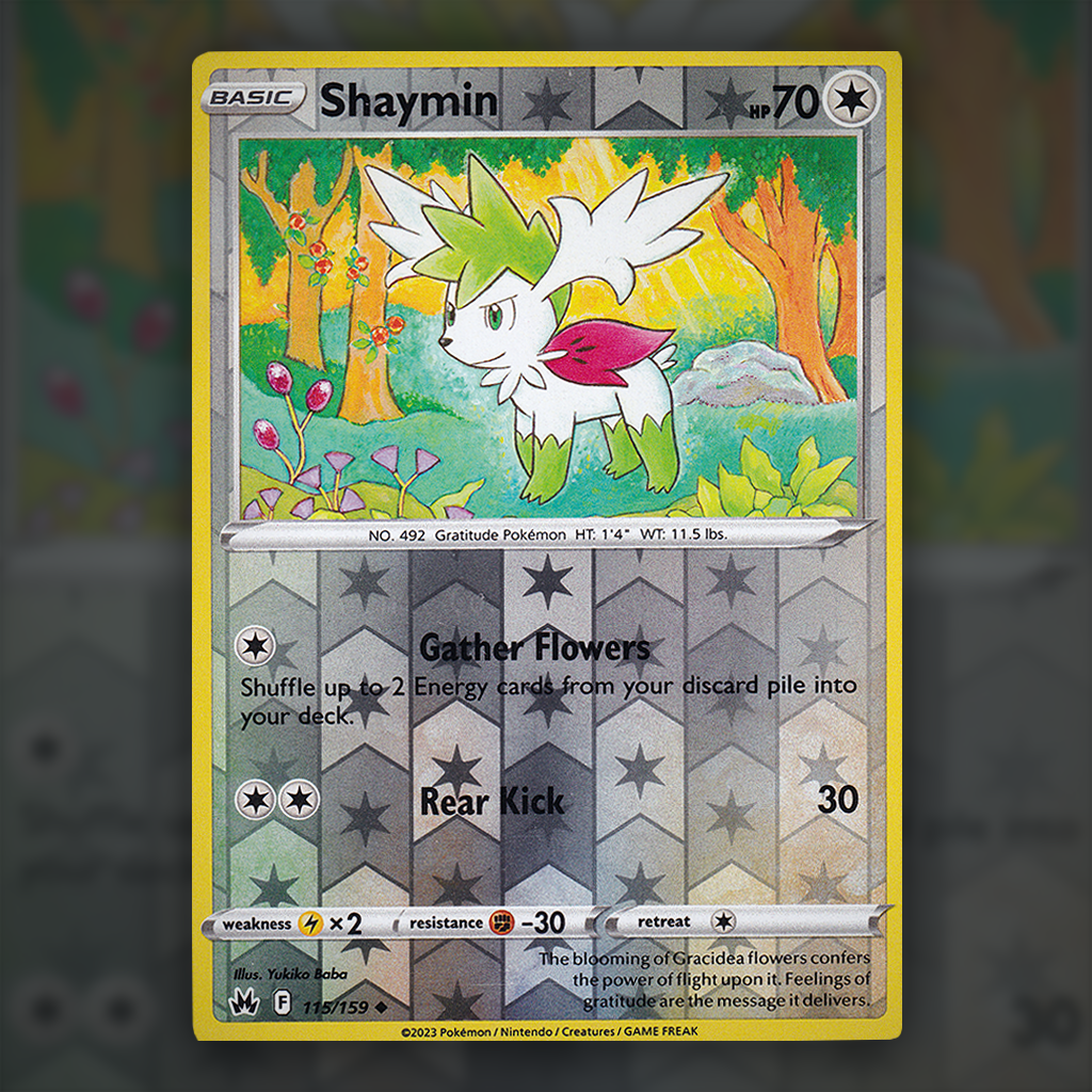 115/159 - Shaymin (Reverse Holo)