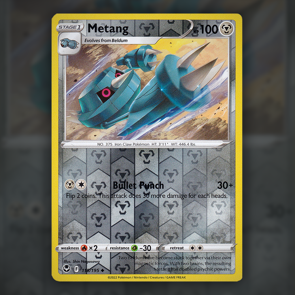 118/195 - Metang (Reverse Holo)