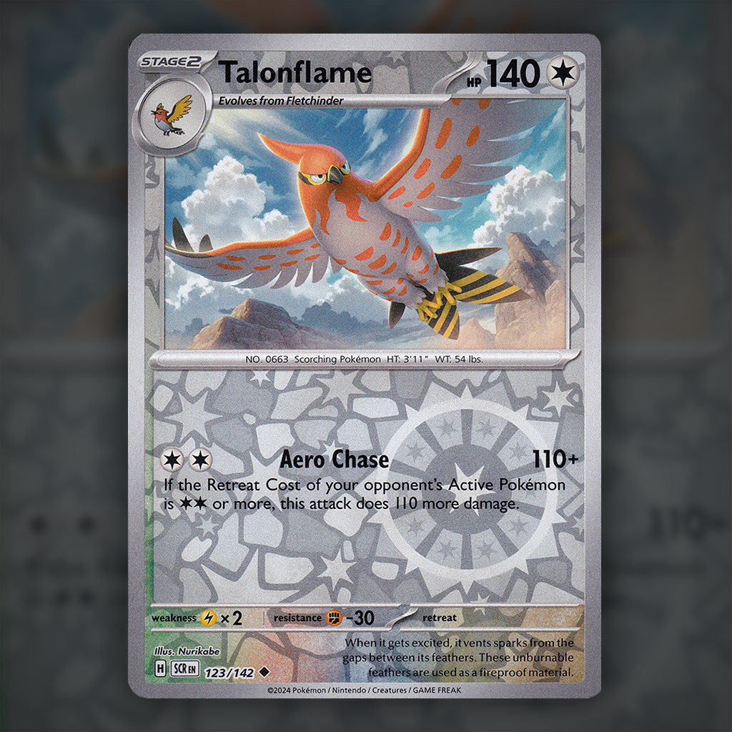 123/142 - Talonflame (Reverse Holo)