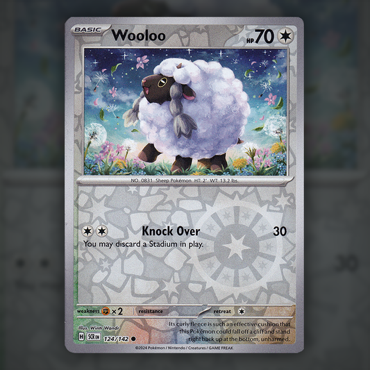 124/142 - Wooloo (Reverse Holo)