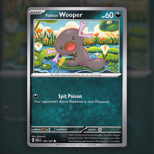 126/197 - Paldean Wooper