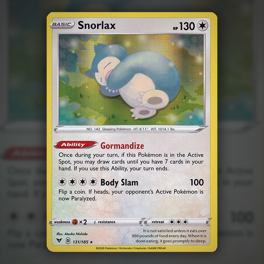 131/185 - Snorlax