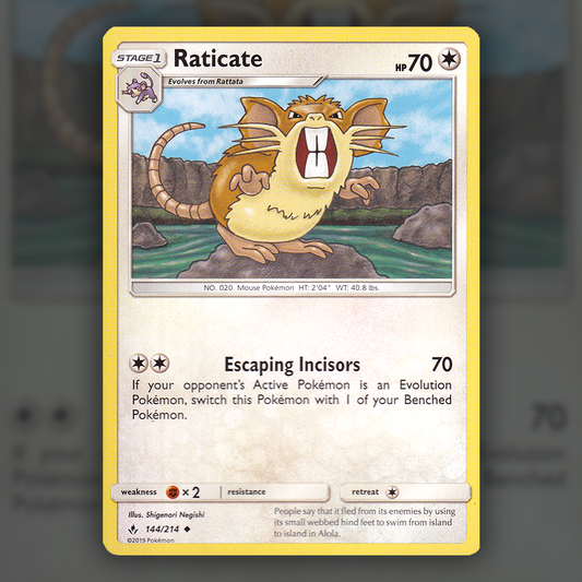 144/214 - Raticate