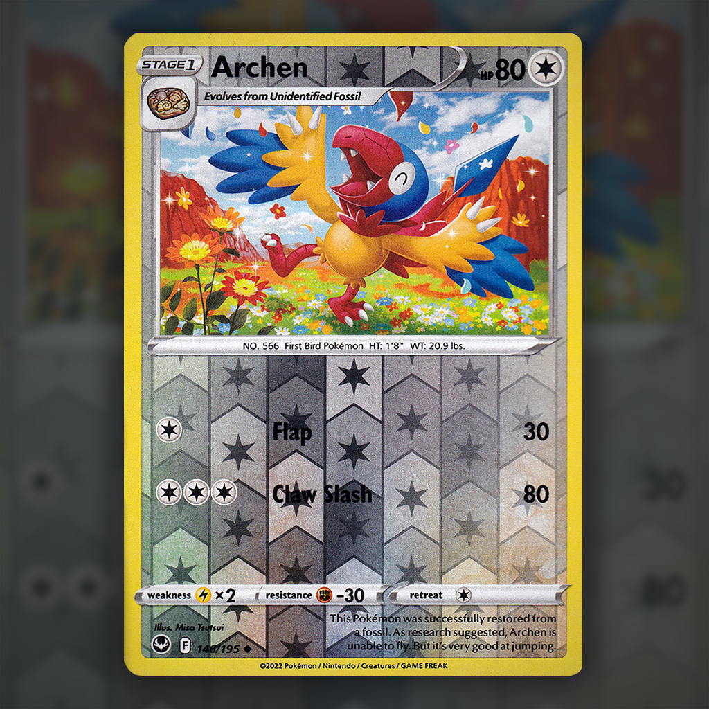 146/195 - Archen (Reverse Holo)