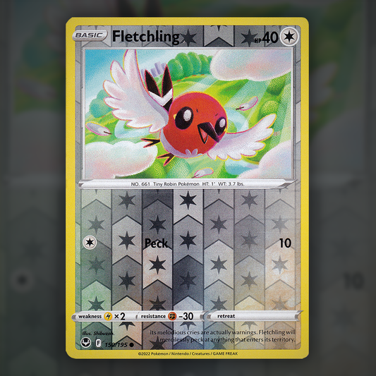 150/195 - Fletchling (Reverse Holo)