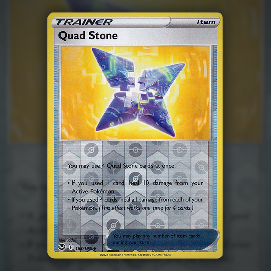 163/195 - Quad Stone (Reverse Holo)