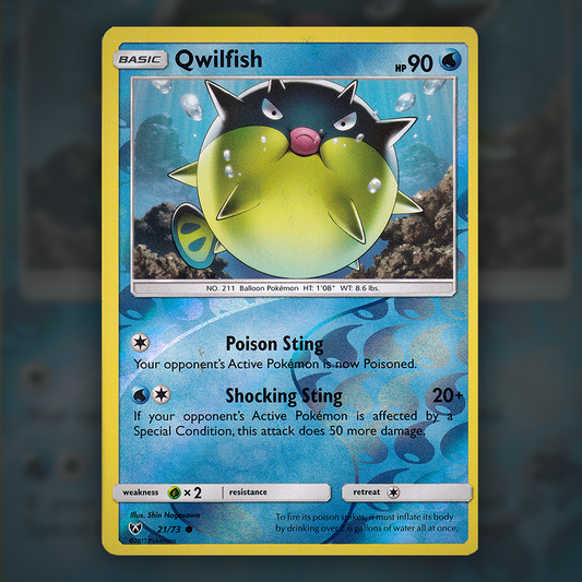 21/73 - Qwilfish (Reverse Holo)