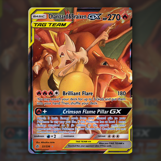 22/236 - Charizard & Braixen GX