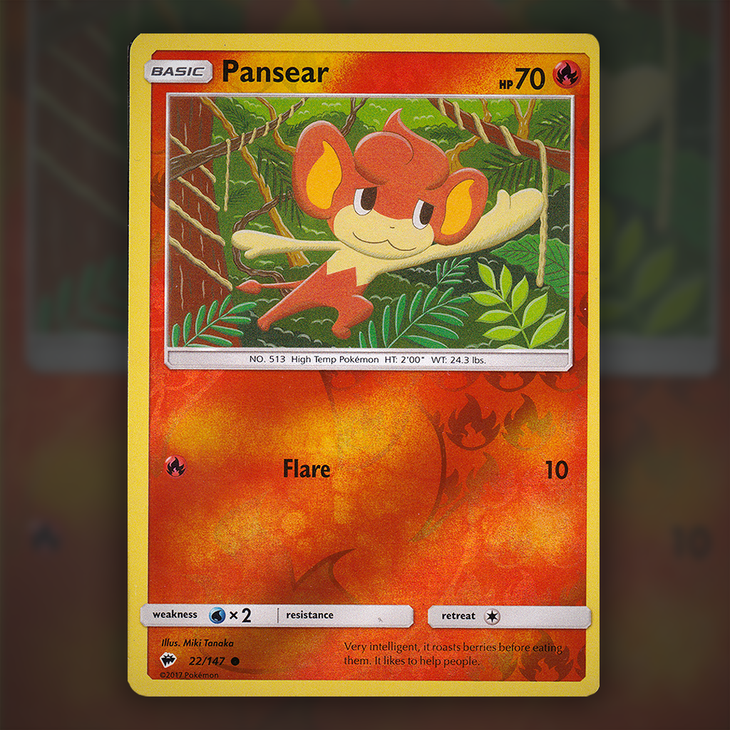 22/147 - Pansear (Reverse Holo)