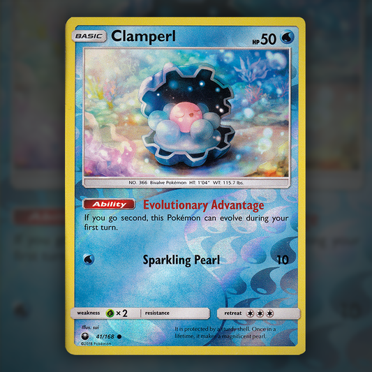 41/168 - Clamperl (Reverse Holo)