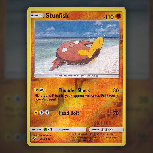 46/73 - Stunfisk (Reverse Holo)