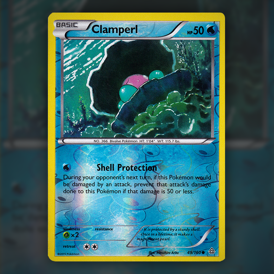 49/160 - Clamperl (Reverse Holo)