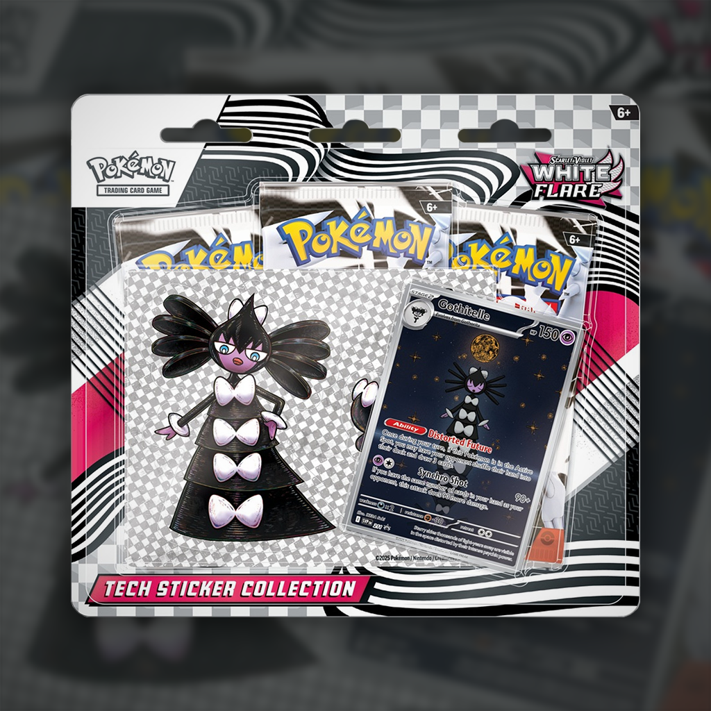 Pokemon Scarlet & Violet White Flare: Tech Sticker Collection - Gothitelle