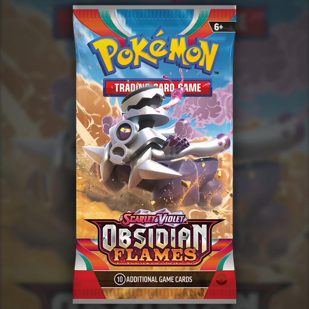 Obsidian Flames Booster Pack Pokemon booster pack Cup of Cards Obsidian Flames Booster Pack Pokemon booster pack Cup of Cards