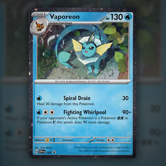 SVP168 - Vaporeon (Cosmos Holo)