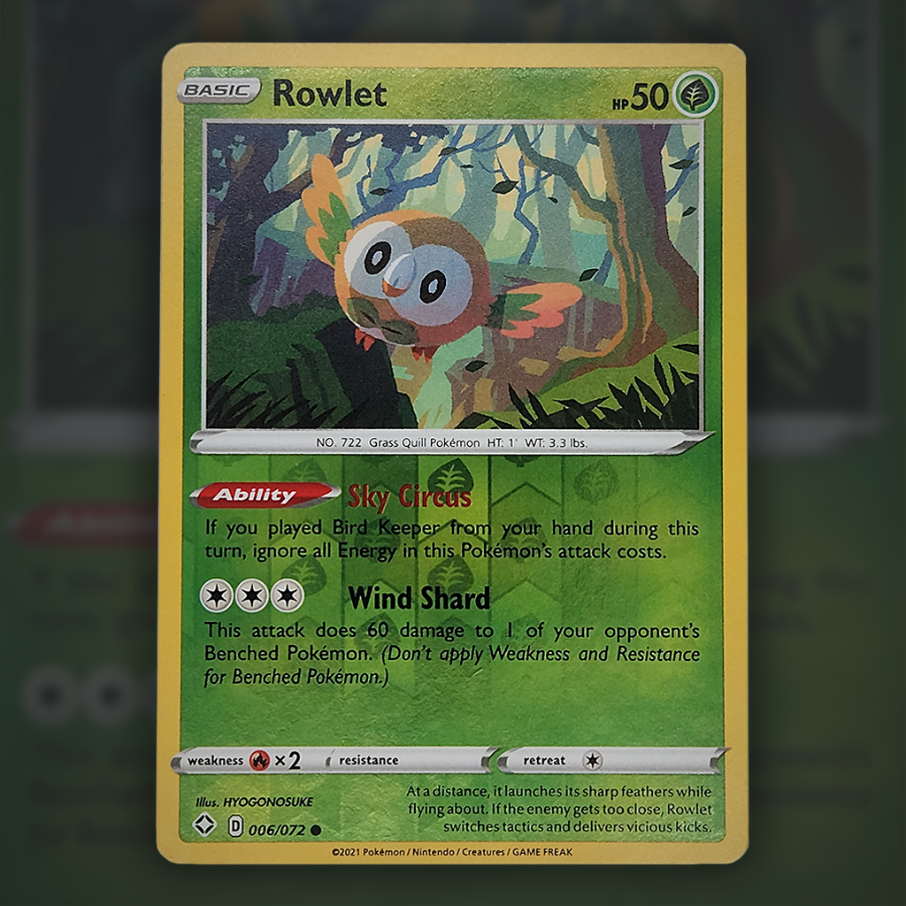 006/072 - Rowlet (Reverse Holo)