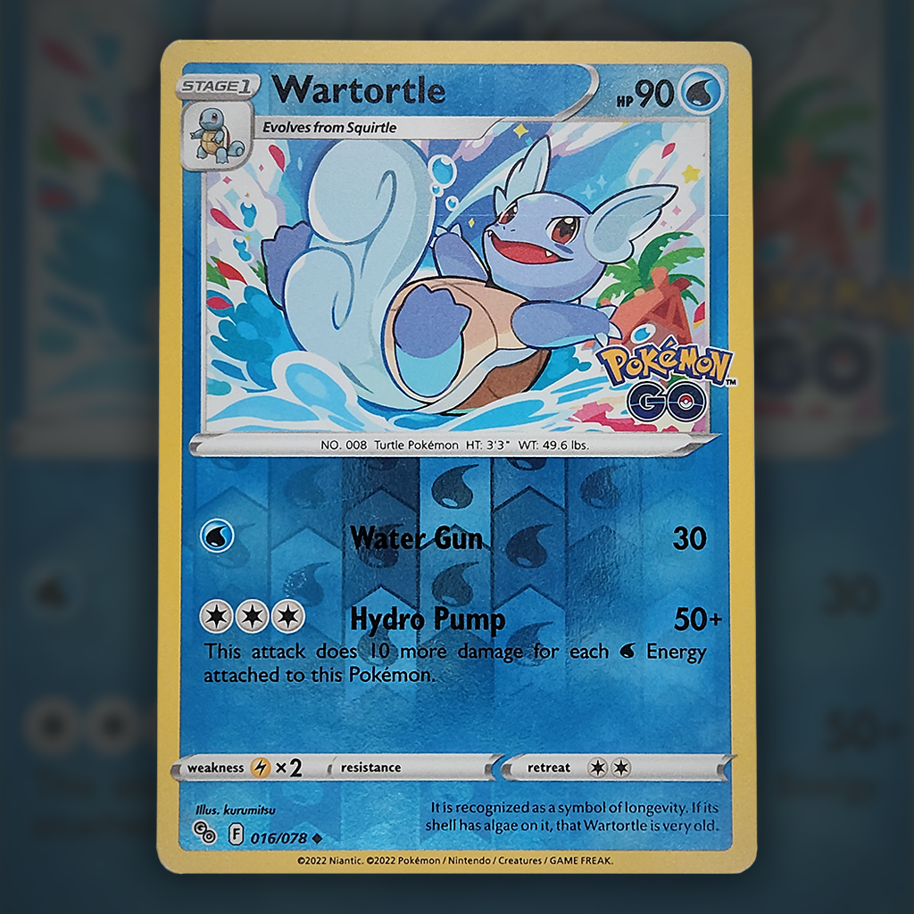 016/078 - Wartortle (Reverse Holo)